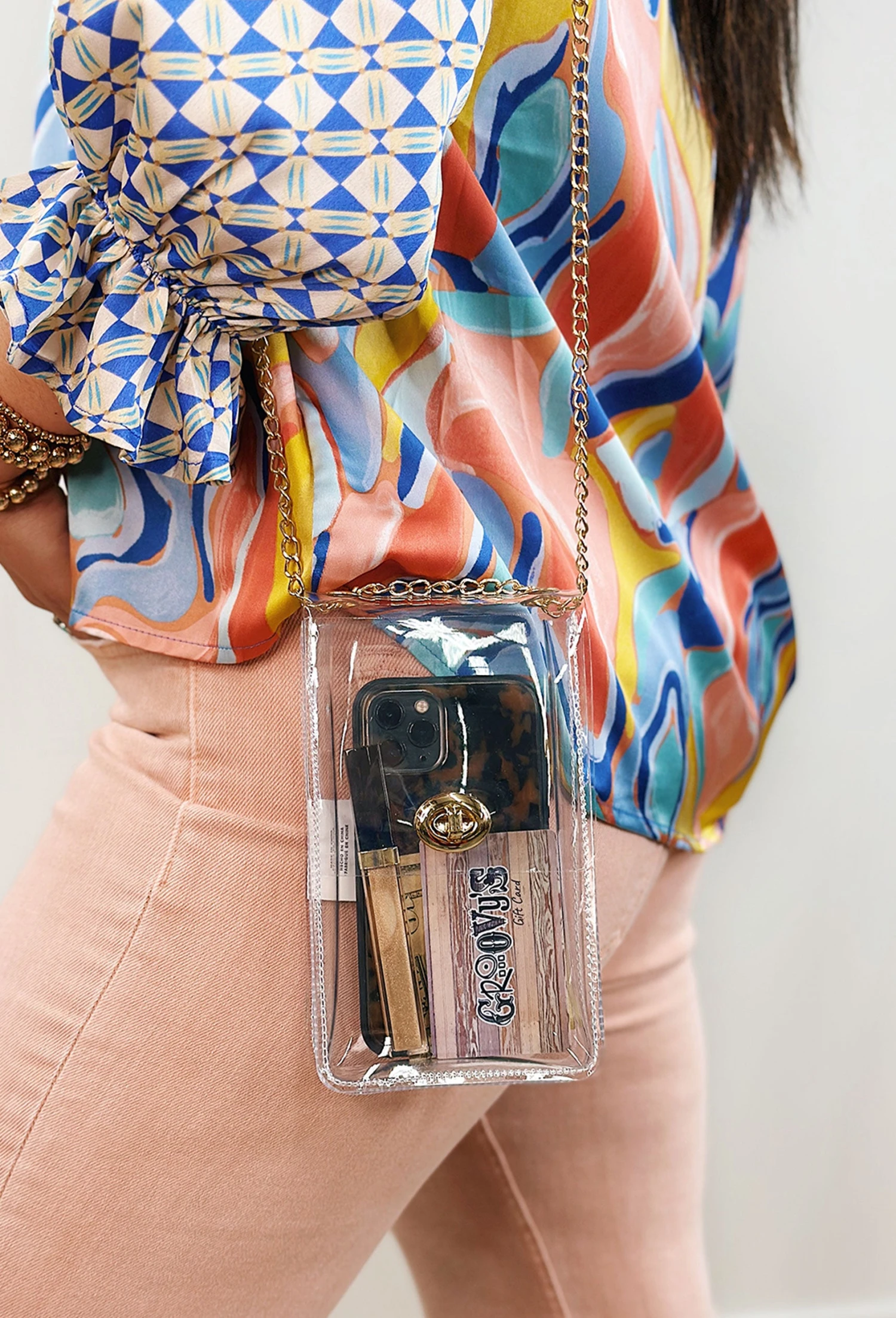 Ava Clear Phone Crossbody 3 Ava Clear Phone Crossbody - Image 3