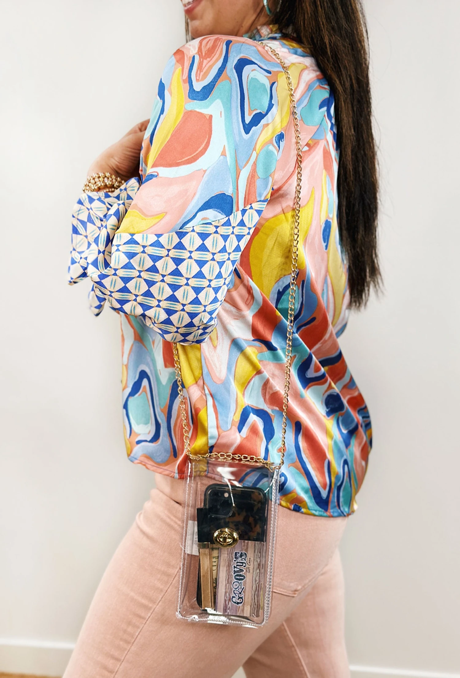 Ava Clear Phone Crossbody 2 Ava Clear Phone Crossbody - Image 2