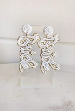 Bride Beaded Earrings