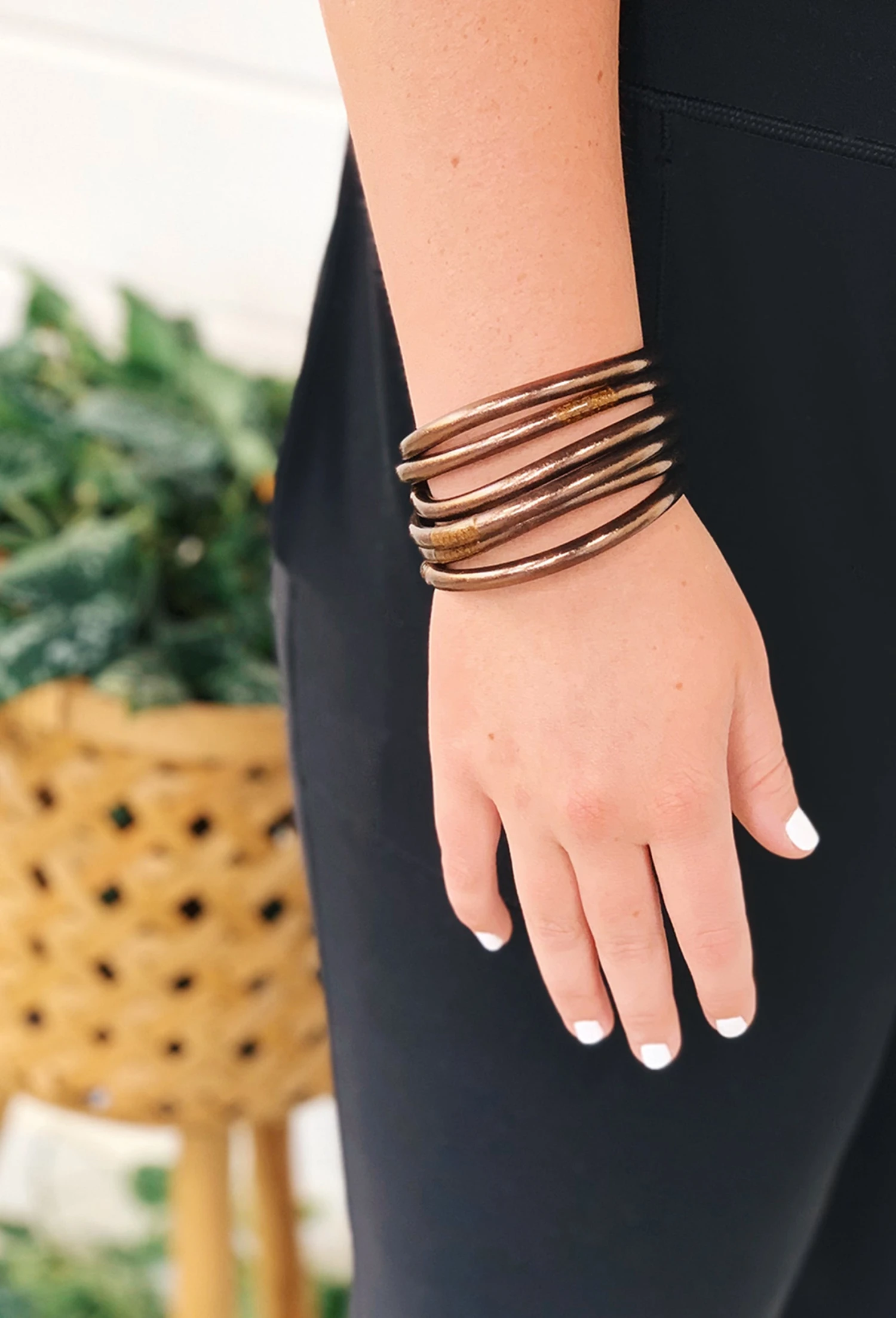 BUDHAGIRL Bangles In Meteorite 2 BUDHAGIRL Bangles In Meteorite - Image 2