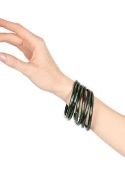 BUDHAGIRL Bangles In Frond -Modern Women Wear Budhagirl Frond AWB a914ad4a d3d5 44d0 acbf 29d1a7f5bb66