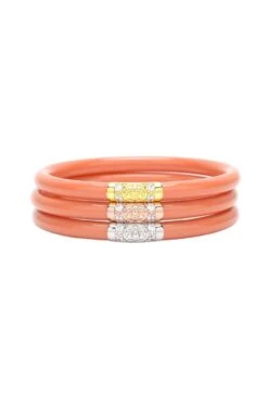 BUDHAGIRL Three Kings All Weather Bangles In Thai Tea