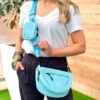Change It Up Crossbody In Light Blue
