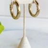 Chic State Hoop Earrings In Gold