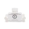 TELETIES Medium Hair Clip- Coconut White