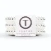 TELETIES Small Hair Ties - Crystal Clear
