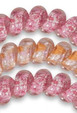 TELETIES Large Hair Ties - Flower Power -Modern Women Wear Flower Power Large 2