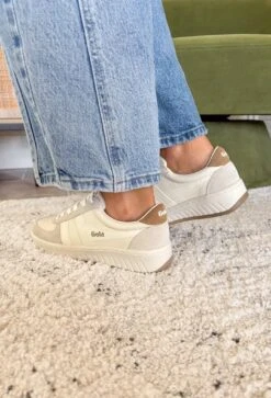 Gola Grandslam 88 White Sneakers 5 Gola Grandslam 88 White Sneakers -Modern Women Wear GolaGrandslam88WhiteSneakers1