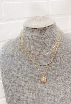 Gold Catch The Light Necklace