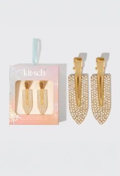 Kitsch Rhinestone Creaseless Hair Clips