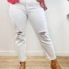 Jodi Straight Jean By Dear John In Optic White