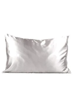 Kitsch Satin Pillowcase In Silver