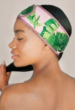Kitsch Microfiber Spa Headband In Palm Print