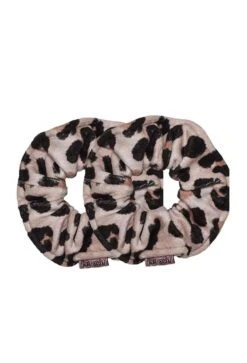 Kitsch Microfiber Towel Scrunchies In Leopard