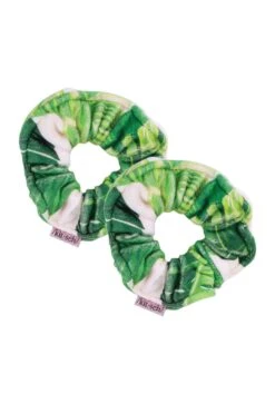 Kitsch Microfiber Towel Scrunchies In Palm Print
