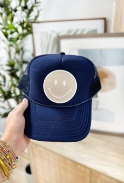 Naturally Happy Trucker Hat In Navy