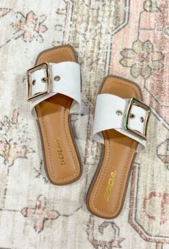 Opera Beige Sandals -Modern Women Wear Opera Off White Sandal 3