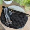 Pretty Simple Woven Westlyn Bum Bag In Black
