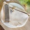 Pretty Simple Woven Westlyn Bum Bag In Cream