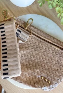 Pretty Simple Woven Westlyn Bum Bag In Taupe -Modern Women Wear PrettySimpleWovenWestlynBumBaginTaupe2