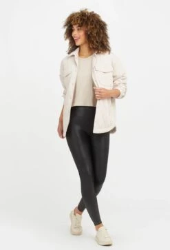Spanx Faux Leather Leggings In Regular