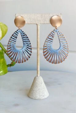 Stolen Romance Earrings In Blue