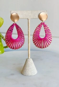 Stolen Romance Earrings In Pink