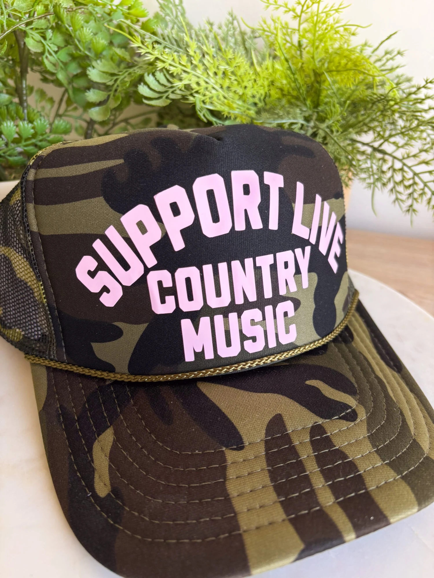 Support Live Country Music Trucker Hat 2 Support Live Country Music Trucker Hat - Image 2