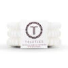 TELETIES Small Hair Ties - Coconut White