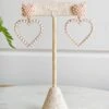 Take It To Heart Pearl Earrings