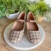 Tea Time Plaid Mary Jane Flat