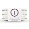 TELETIES Large Hair Ties - Crystal Clear