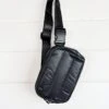 Tori Quilted Belt Bag In Black
