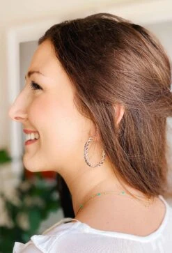 Twisted Rope Hoop Earrings -Modern Women Wear Twisted Rope Hoop Earrings Silver