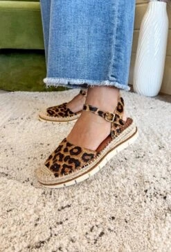 Verona Leopard Espadrille Sandals