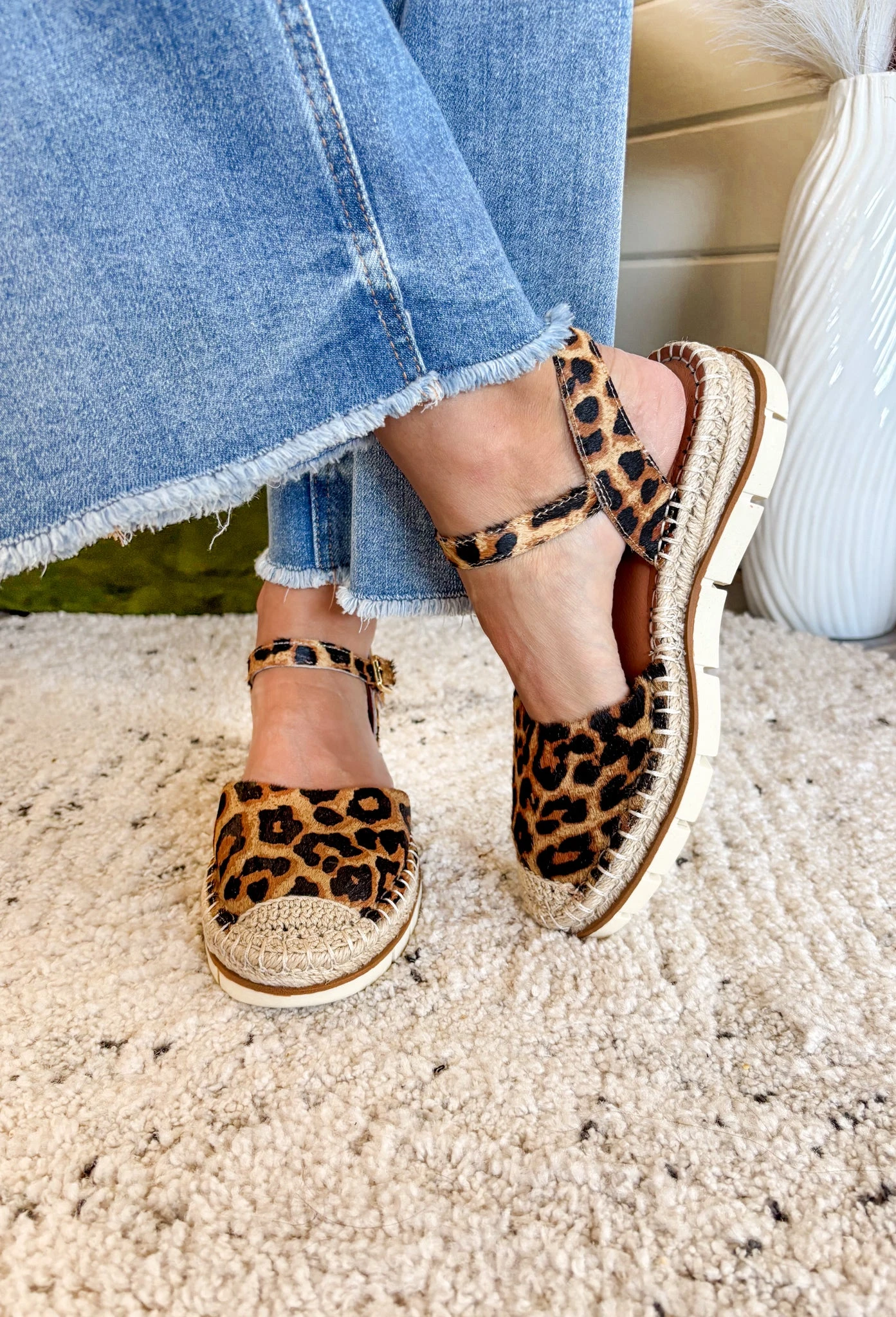 Verona Leopard Espadrille Sandals 2 Verona Leopard Espadrille Sandals - Image 2