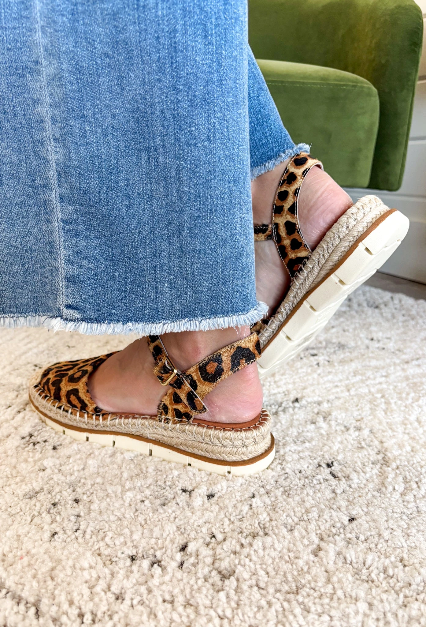 Verona Leopard Espadrille Sandals 3 Verona Leopard Espadrille Sandals - Image 3