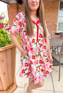 Country Club Moment Floral Dress -Modern Women Wear WEB Country Club Moment Floral Dress 2
