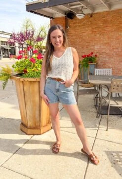 Island Time Denim Shorts