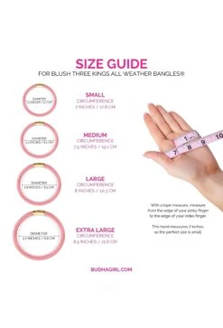 BUDHAGIRL Three Kings All Weather Bangles In Blush 5 BUDHAGIRL Three Kings All Weather Bangles In Blush -Modern Women Wear WEBBlushbudhagirlthreekingssetof3 3