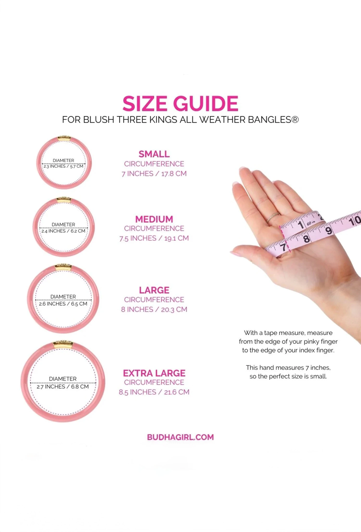 BUDHAGIRL Three Kings All Weather Bangles In Blush 3 BUDHAGIRL Three Kings All Weather Bangles In Blush - Image 3