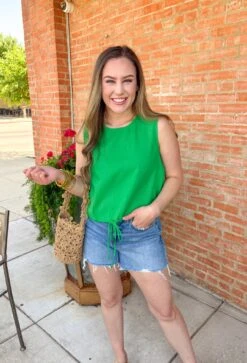 Adore You Top In Green