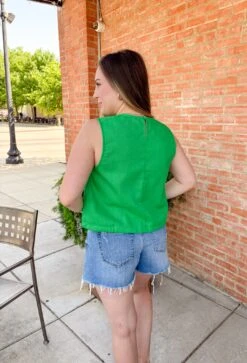 Adore You Top In Green -Modern Women Wear WEB AdoreYouTopinGreen7