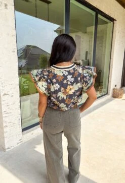 Afternoon Bliss Floral Top 13 Afternoon Bliss Floral Top -Modern Women Wear WEB AfternoonBlissFloralTop1