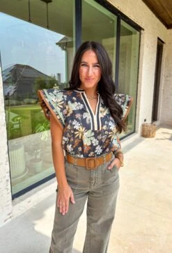 Afternoon Bliss Floral Top 10 Afternoon Bliss Floral Top -Modern Women Wear WEB AfternoonBlissFloralTop3