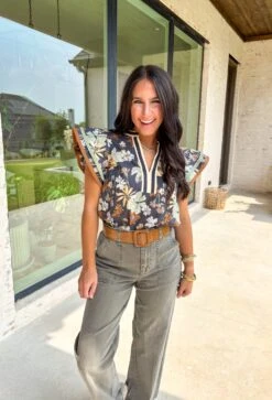 Afternoon Bliss Floral Top