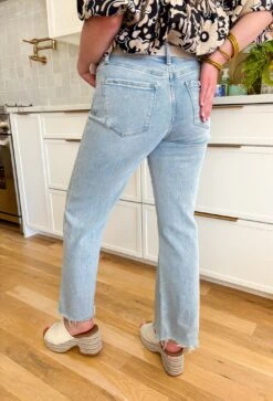 Aileeah Light Wash Slim Wide Jean By Vervet -Modern Women Wear WEB AileeahLightWashSlimWideJeanbyVervet1