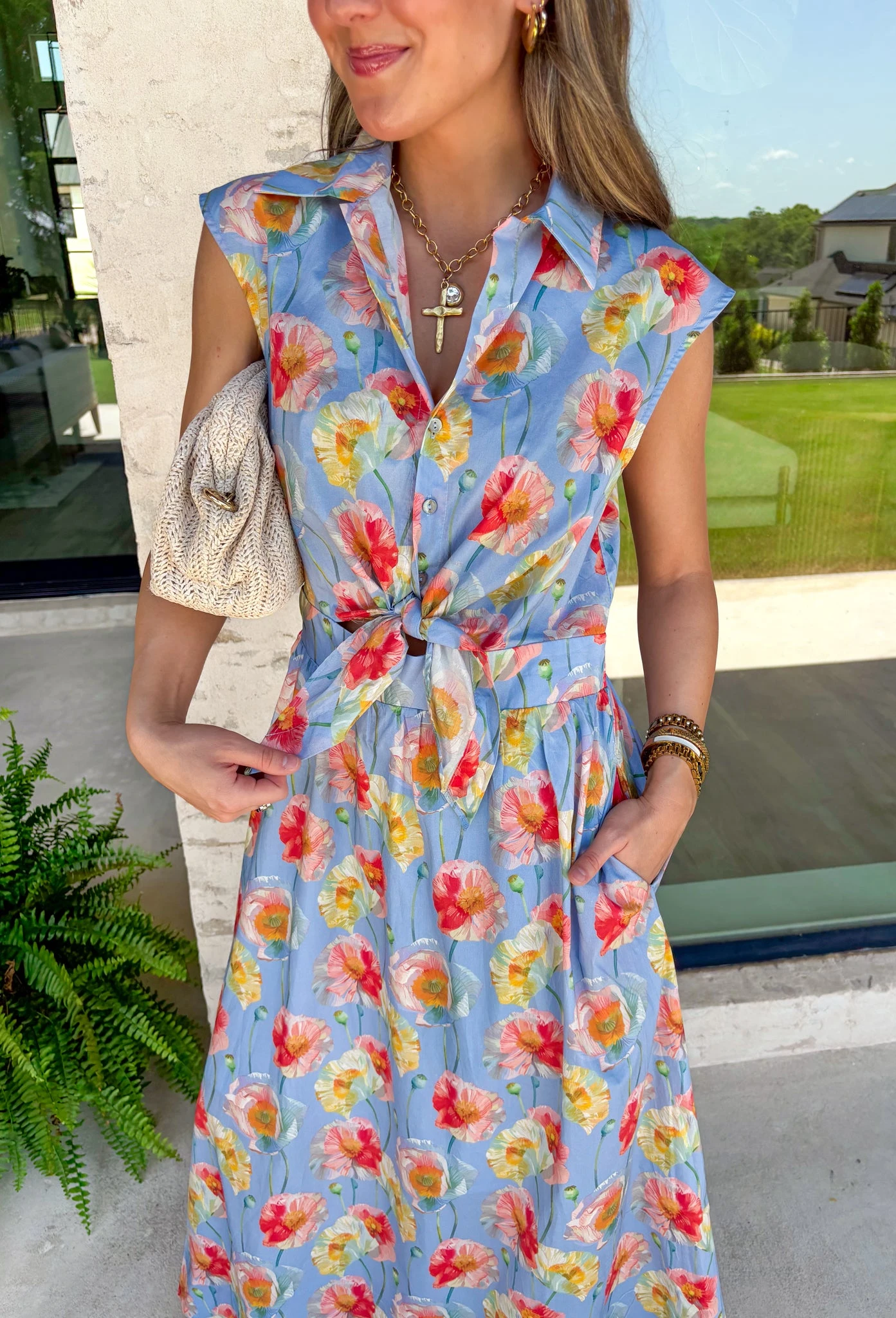 Along The Way Floral Midi Dress 3 Along The Way Floral Midi Dress - Image 3