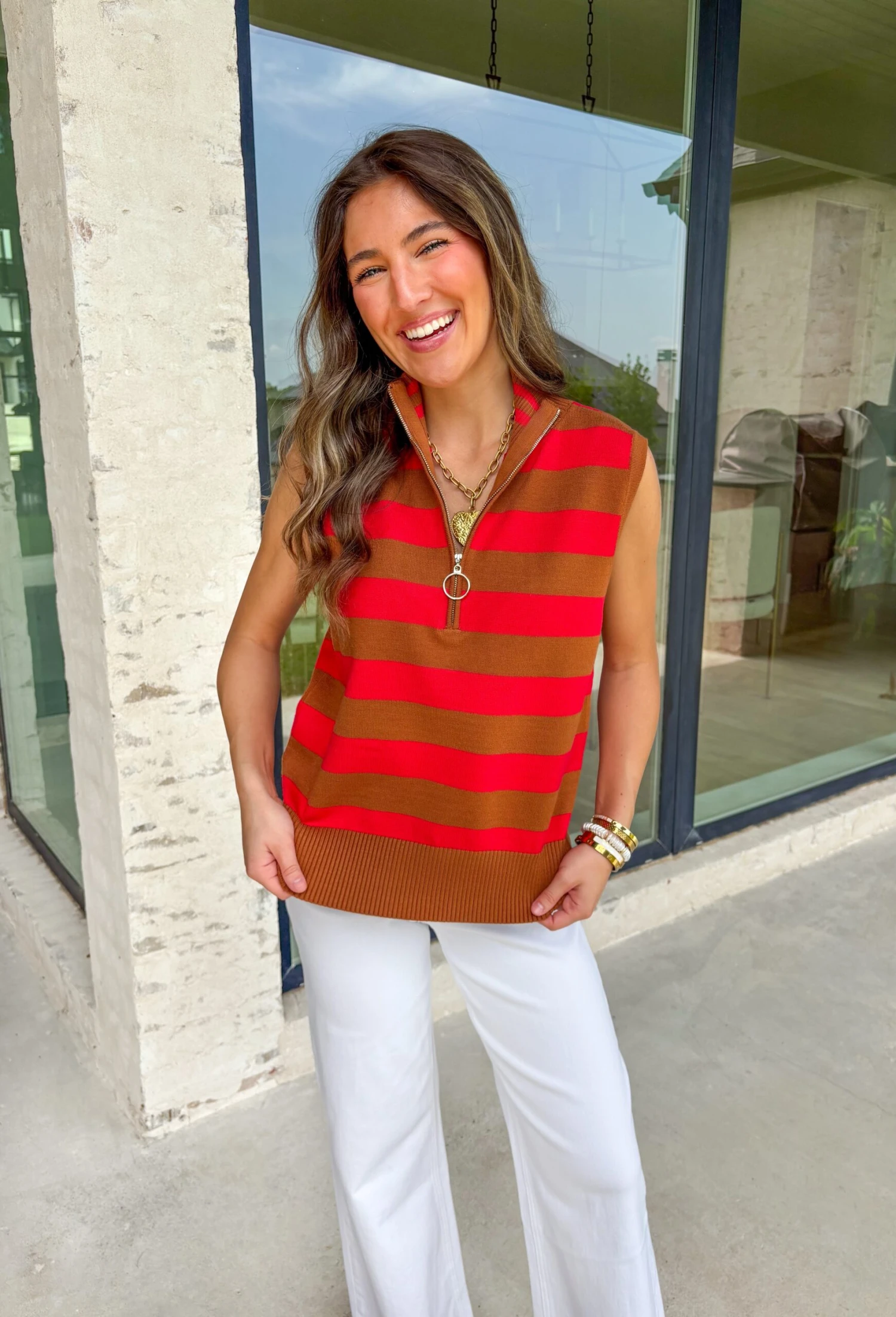 Bottom Line Sleeveless Sweater 4 Bottom Line Sleeveless Sweater - Image 4