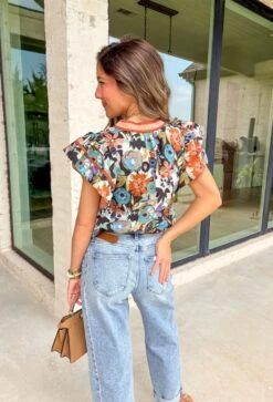 Charming Moment Floral Top -Modern Women Wear WEB CharmingMomentFloralTop1